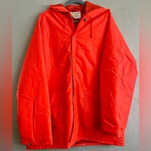 Vintage Sportsman Choice Hunting Orange Rain Jacket-Men’s L/Large-Hunter-Outdoor